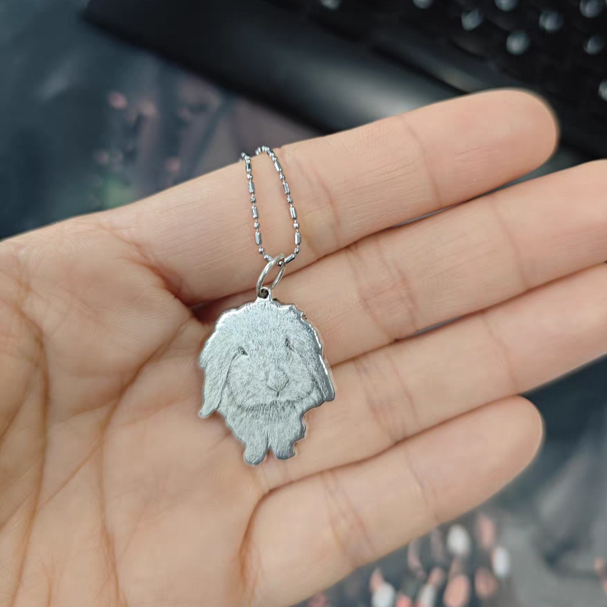 Custom Silver Pet Tag