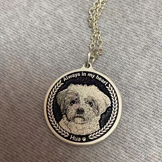 Custom Silver Pet Tag