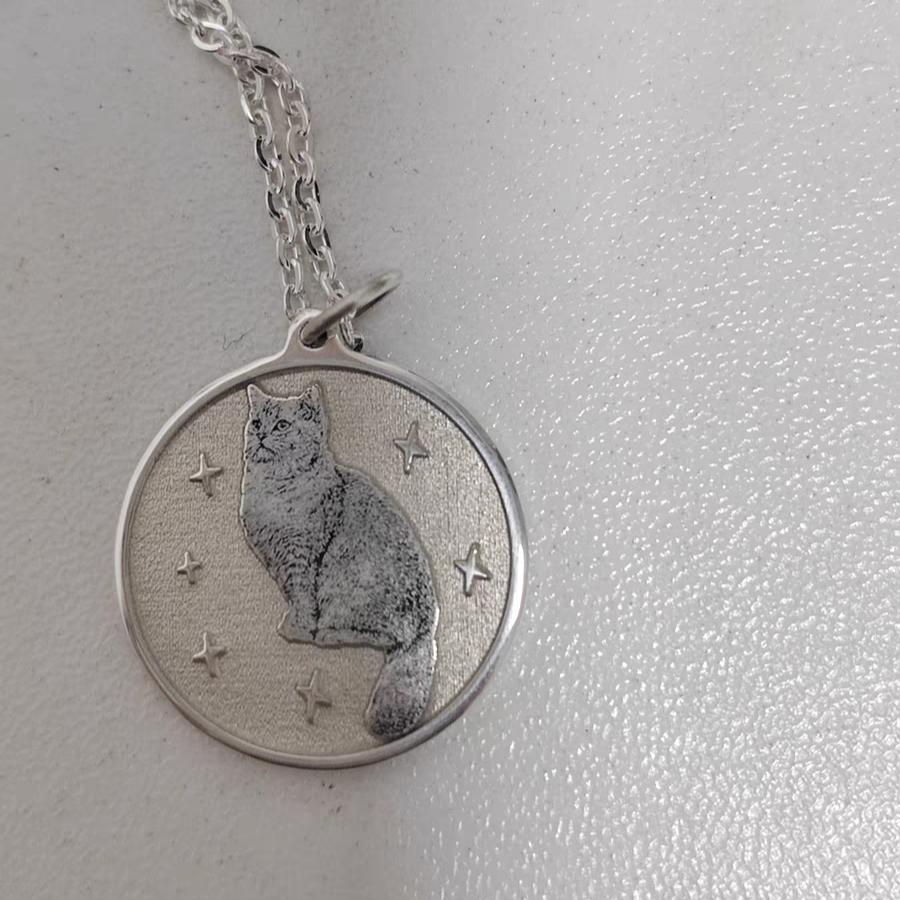 Custom Silver Pet Tag