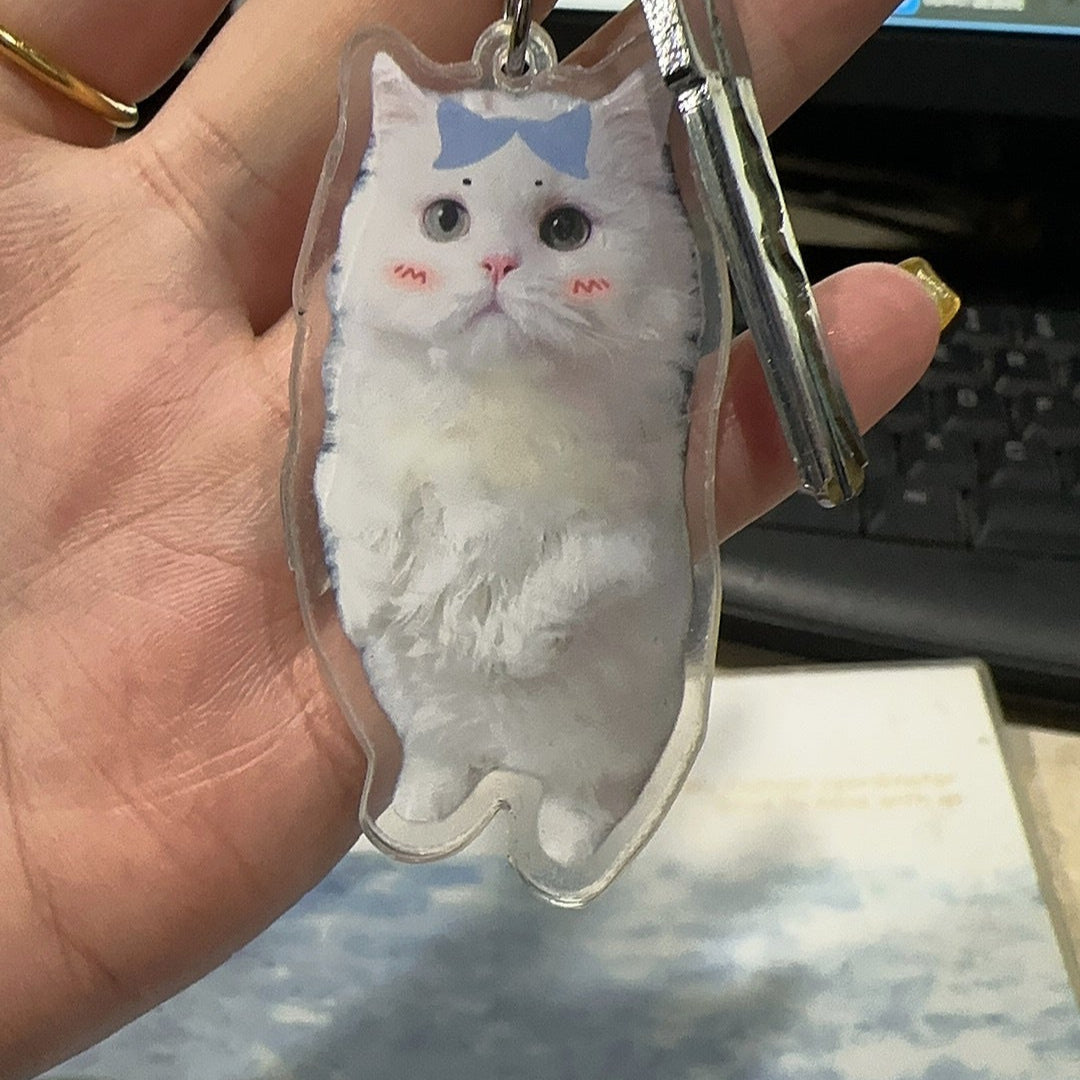 パーソナライズされたペットアクリルキーホルダー