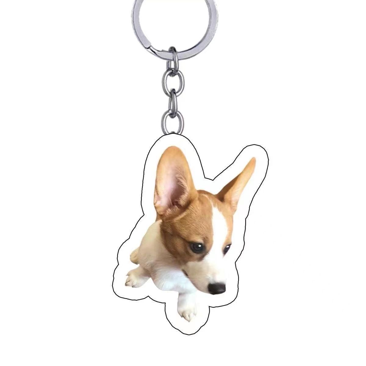 パーソナライズされたペットアクリルキーホルダー