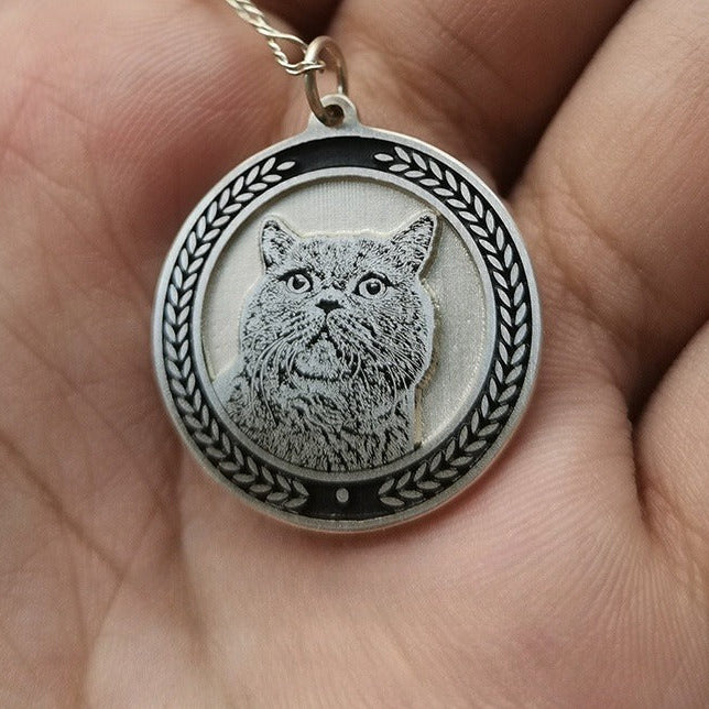 Custom Silver Pet Tag