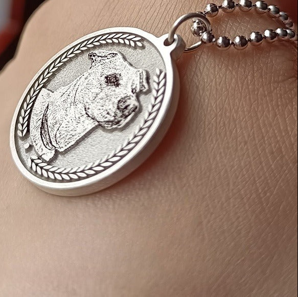 Custom Silver Pet Tag