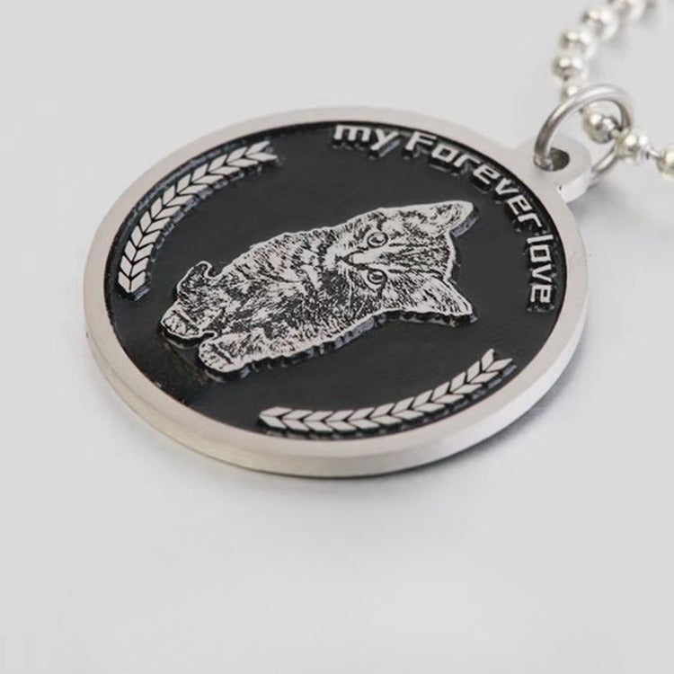 Custom Silver Pet Tag