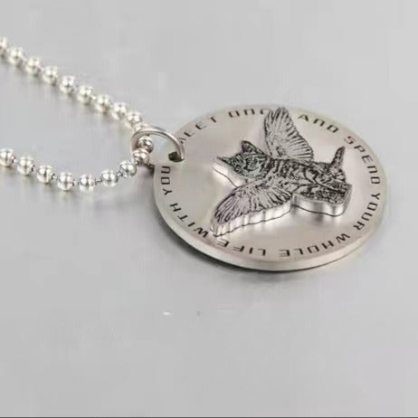 Custom Silver Pet Tag