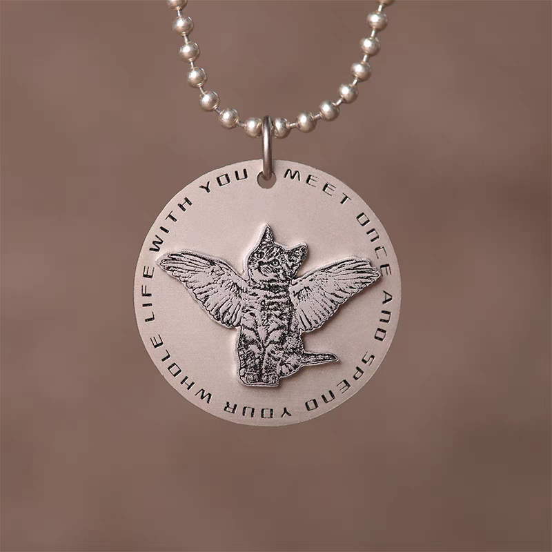 Custom Silver Pet Tag