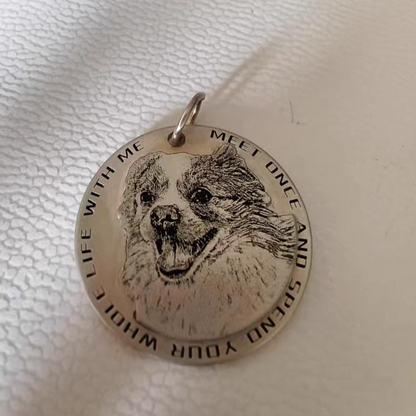Custom Silver Pet Tag